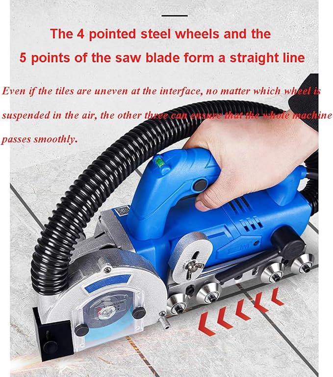 Electric Seam Cleaning Machine1200W Electric Ceramic Tile Cleaning Machine Caulking Tool Kit for Tiles Gap