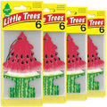 LITTLE TREES Car Air Freshener | Hanging Tree Provides Long Lasting Scent for Auto and Home | 24 Air Fresheners |Watermelon