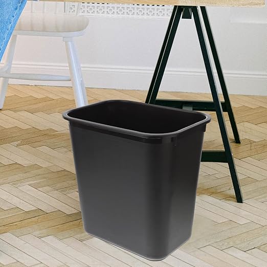 ABOOFAN Square Trash Can Multi-Functional Home Office Waste Basket Small Bathroom Garbage Container