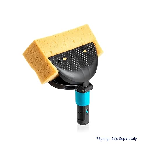 SPARTA Sponge Clamp with Acme Threaded Connection for Cleaning Kitchen Bathroom And Janitorial Use Plastic 10 Inches