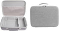 EVA Hard Shell Carrying Case for Ecovacs Mini Window Cleaning Robot Protective Storage Bag Box (Grey)