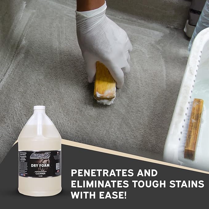 LANE'S Carpet Cleaner Spray- Carpet Cleaner Foam Removes Odor Fights Tough Dirt and Stains Professional Grade Cleaning Spray- 1 Gallon