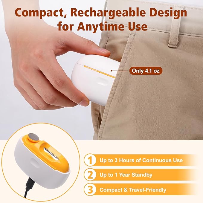 Electric Nail Clipper 2 in 1 Nail Care Tool with Filing Function Safe &amp Gentle Nail Trimmer with LED Light Quiet and Effortless Rechargeable for Adults &amp Seniors (White)
