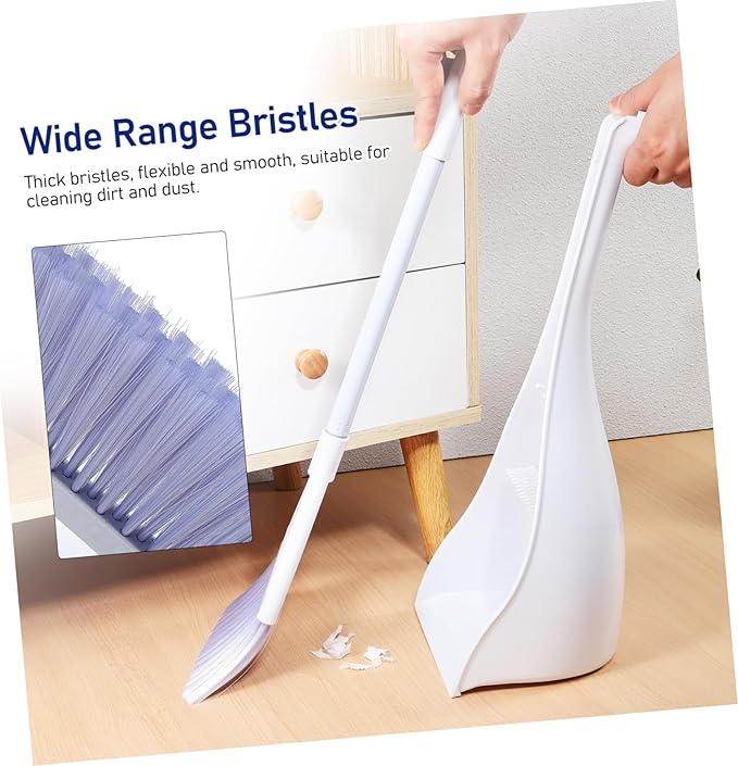 Zerodeko Mini Broom Dustpan Set Small Brush for Kitchen Apartment Cleaning Essentials