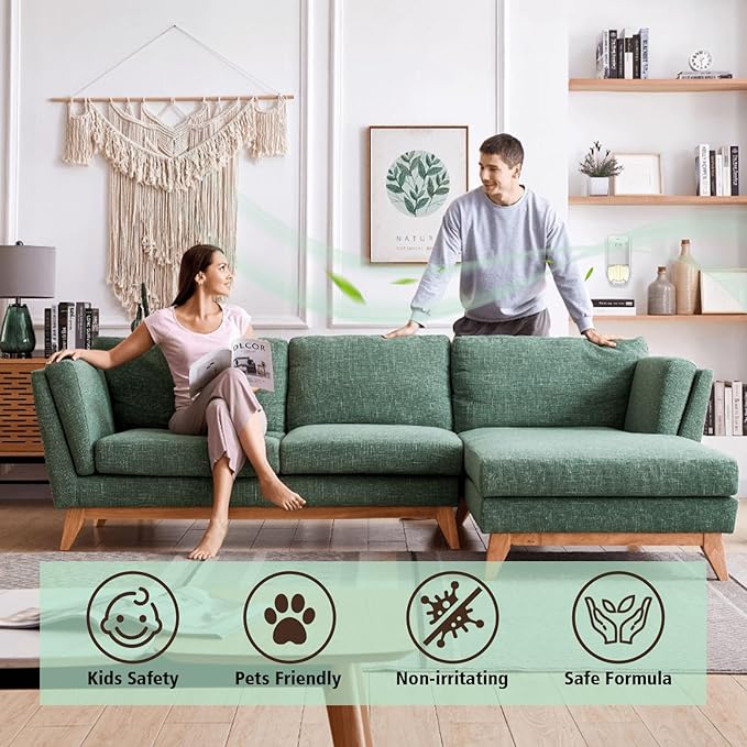 Plug In Air Freshener Refills Palo Santo Eucalyptus &amp Sage Baby Powder Scent - 12 Count 7.92 Fl Oz Fragrance for Home Bathroom Office Compatible with Air Wick &amp Glade Not Include Glad