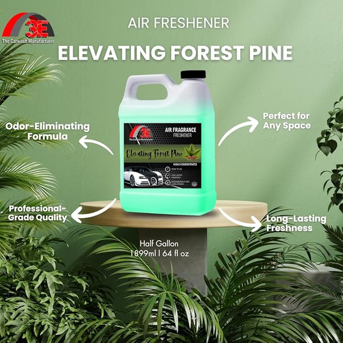 Air Freshener Elevating Forest Pine and Odor Eliminator Premium Smell Fragrance Premium Smell and Odor Eliminator Half Gallon (64 oz)