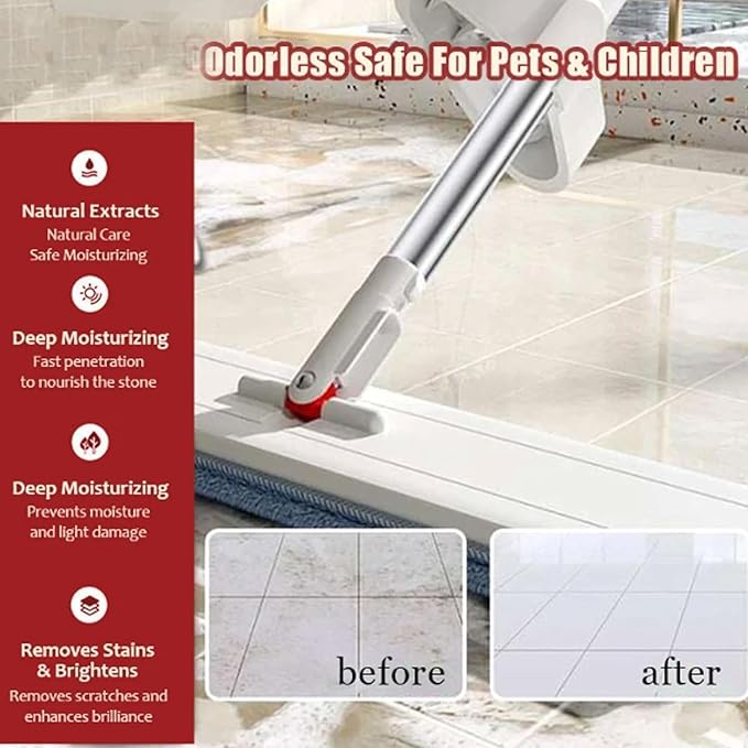 2Pcs Manual Natural Polishing Care Wax for Stone Furnitures &amp Tiles Marble PolishingGranite PolishQuartz Cleaner Countertop