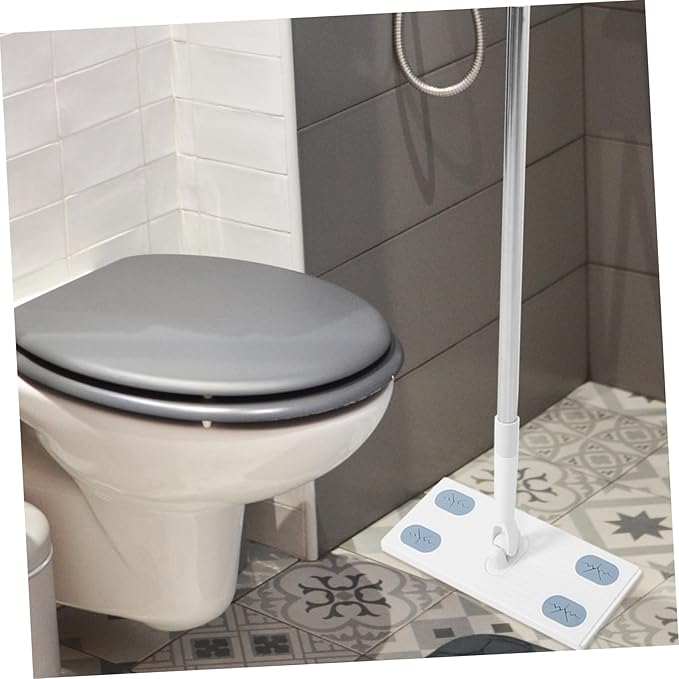 Detachable Dust Mop with Face Towel Refill No Washing Needed Floor Cleaning Mop for Hardwood Laminate Ceramic Tile Cork Surfaces Scratch Cleaning Tool