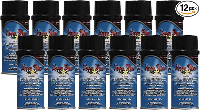 Quest 3240 MOON SHINE Water-Based Total Release Odor Control Vanilla (Case of 12)