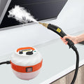 Handheld Steam Cleaner 1.6KW High Pressure Steamer for Cleaning Portable Corded Steam Cleaner for Home Use 0.35Gal Water Tank 221℉ High Temperature Fast Heating Steamer for Car Detailing (White)