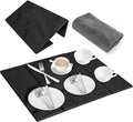 Dish Drying Mat Large Stone Dish Drying Mat For Kitchen Counter Collapsible Quick-Drying Sleek Diatomaceous Versatile Stone Drying Mats For Cups Dishes Bottles Marble (black 16×19)