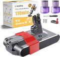 V11 110-Min Runtime Screw Battery Replacement: with Samsung Battery Cell Compatible with Dyson V11 Animal Torque Drive Models SV14 970145-02 Includes 2 Filters Battery Lock &amp Charger