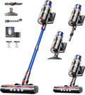 Cordless Vacuum CleanerUpgraded 50KPA 600W 70 Mins Stick Vacuum with Self-StandingTouch Screen Rechargeable LightweightAnti-tangle Wireless VacummVacuum Cleaners for Home/Pet Hair/Carpets/Floors