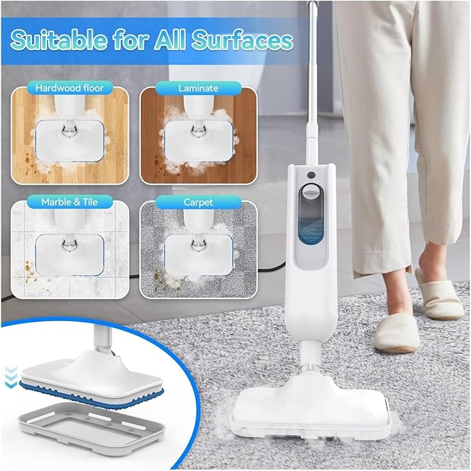 Steam Mop Cleaning Detachable Handheld Steam Cleaners 360ml Fast Heating For Carpet Hard Floor F2 Compatible With INSE