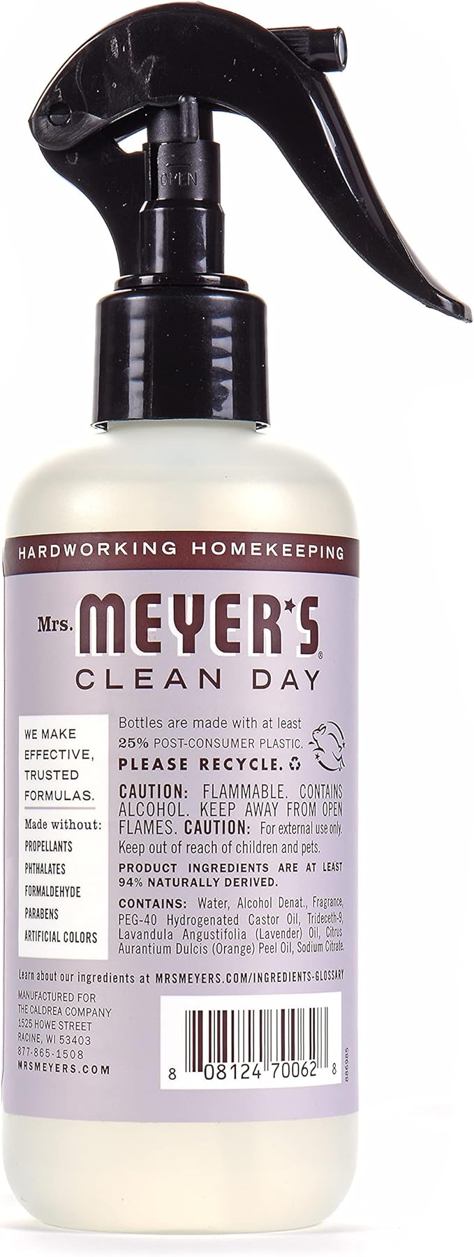 Mrs Meyers Clean Day Room Freshener 8 Fluid Ounce (Lavender)