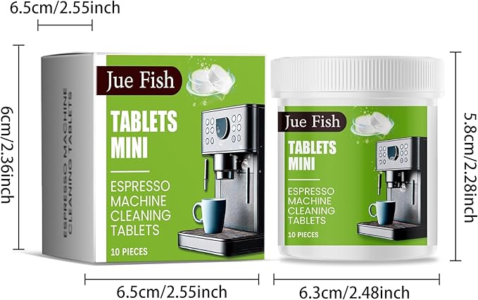 Coffee Machine Cleaning Tablets - Deep Clean For Coffee Residue Oils &amp Stains Eco-Friendly Easy To Use(3PCS)