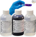 Volu-Sol Wright Giemsa Stain Pack (Wright Giemsa Buffer Rinse) Romanowsky Stain for Blood Smears - Conduct Differential WBC Counts and Explore RBC Morphology - 4 oz (118 ml)