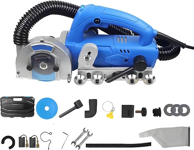 1200W Electric Grout Removal Tool - 9000RPM High-Power Grout &amp Cement Cleaner for Fast Tile Repair Ideal for Home Renovation &amp Regrouting Projects