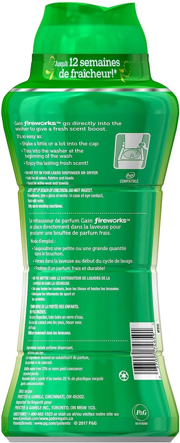 Gain Fireworks In-Wash Scent Booster Original Scent (37.6 oz.)