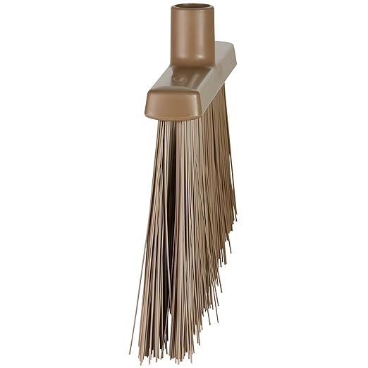 Vikan 291466 Broom Angle Cut 11.4 Extra Stiff Brown