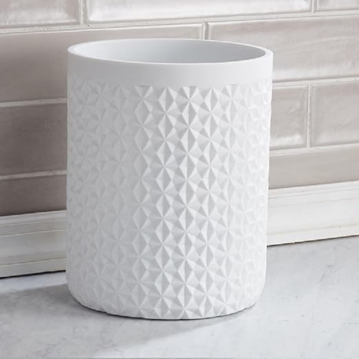 Roselli Trading Company Quilted Wastebasket