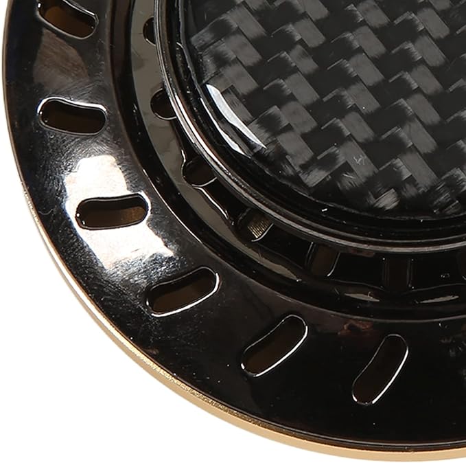 Car Air Freshener Flying Disc Design Long Lasting Aromatherapy with Plant Extracts Adjustable Fragrance Intensity Odor Removal for Car Interior Purifies Air Includes 2 (Gold)
