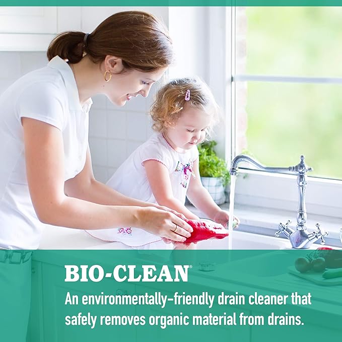 Bio-Clean Ultimate Drain Cleaning Kit Cleans Drains- Septic Tanks - Grease Traps All Natural and 100% Guaranteed No Caustic Chemicals! Removes fats Oil and Grease Completely Cleans Your System.