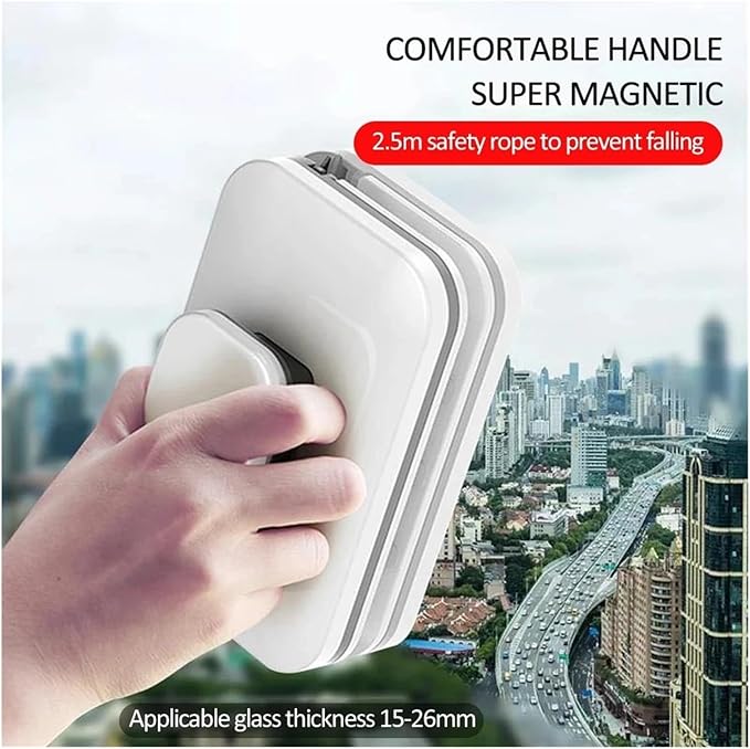 Magnetic Window Cleaner Brush Double-Side Automatic Water Discharge Wiper Glass Cleaning Household Tools