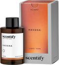 Scentify Havana Aroma Oil Refill Scent for Oil Diffusers - Oak Moss Rum Paprika Mahogany Scents - Luxurious Relaxing Aromatherapy Diffuser Fragrance 100ml 3.38 oz