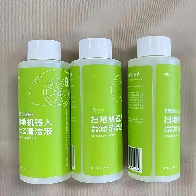 Cleaning Fluid. Compatible With ECOVACS Deebot Ozmo. Liquid T20 T30 N9＋T10 OMNI T10 TURBO X1 OMNI X1 TURBO Floor Cleaning Solution Liqui(110ml X5)