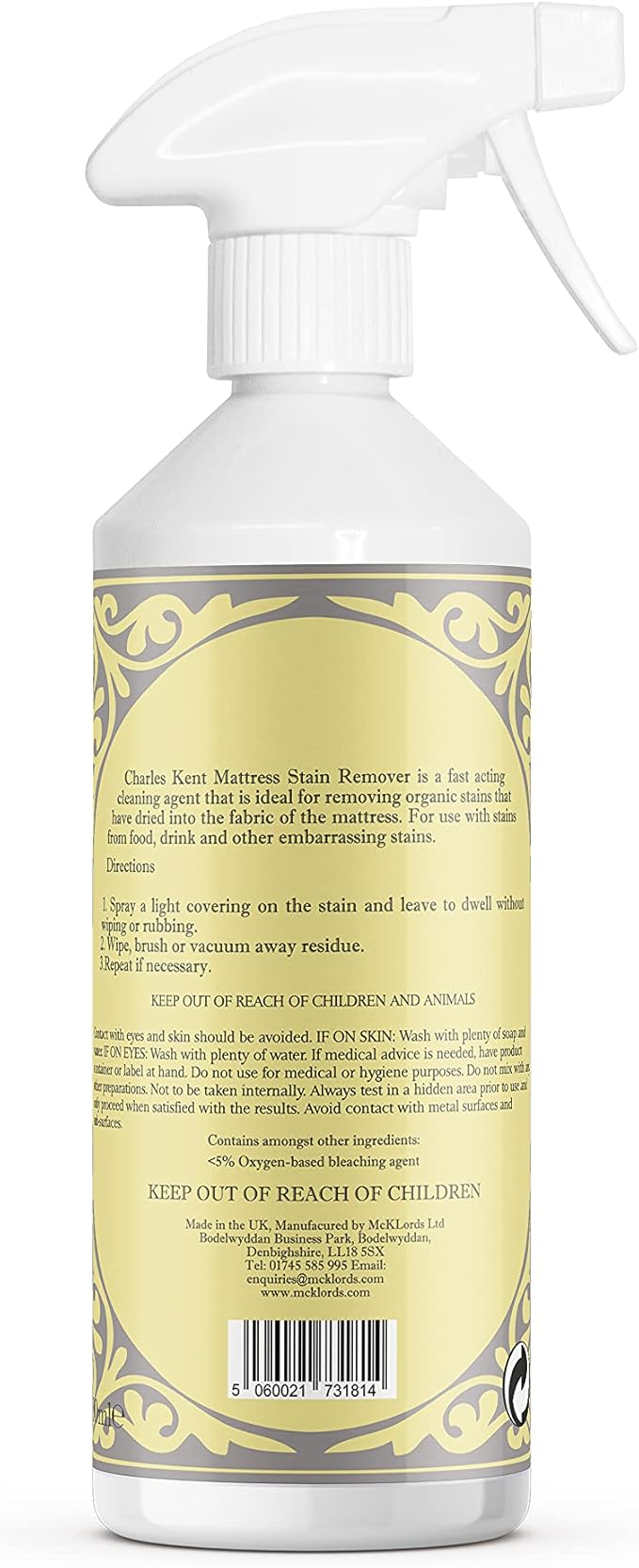 Charles Kent Mattress Stain Remover 500 ml