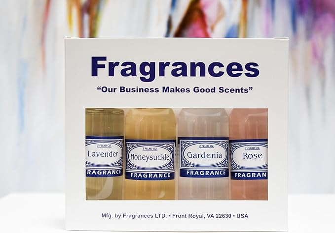 Rainbow RainMate Sirena Hyla Compatible Vacuum Fragrances – Assorted Fragrance 4-Pack For Water-Based Vacuums (Garden in Bloom - Lavender Honeysuckle Gardenia Rose)