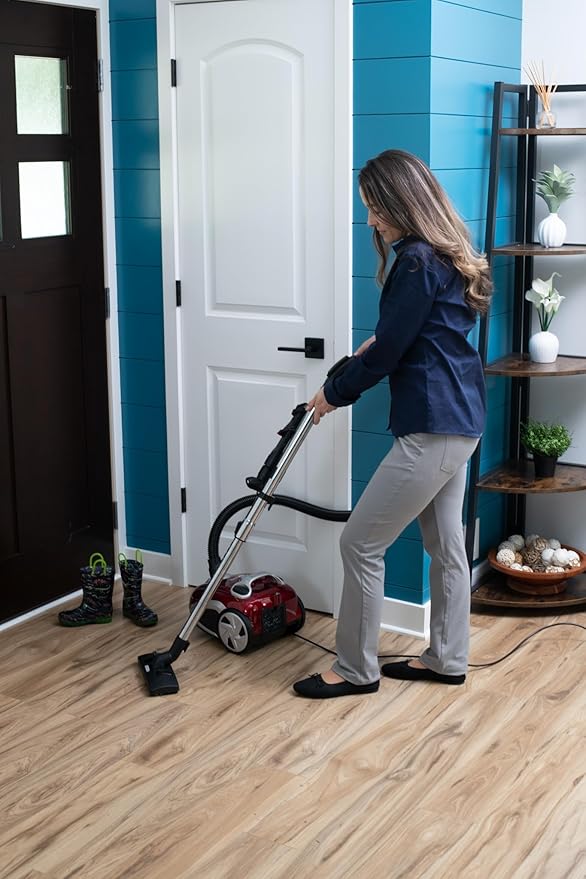 Atrix Rebel Red HEPA Canister Vacuum