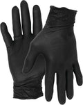 Performance Tool W89013 Black Nitrile Gloves | Disposable Powder Free latex rubber free Textured Fingertips for Better Grip  X-Large | 100pc