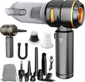 Handheld Car Vacuum Cordless 22000PA Strong Suction Mini Vacuum Cleaner with Brushless Motor 4-in-1 Portable Vacuum for Car Detailing Home Office &amp Travel Black Golden