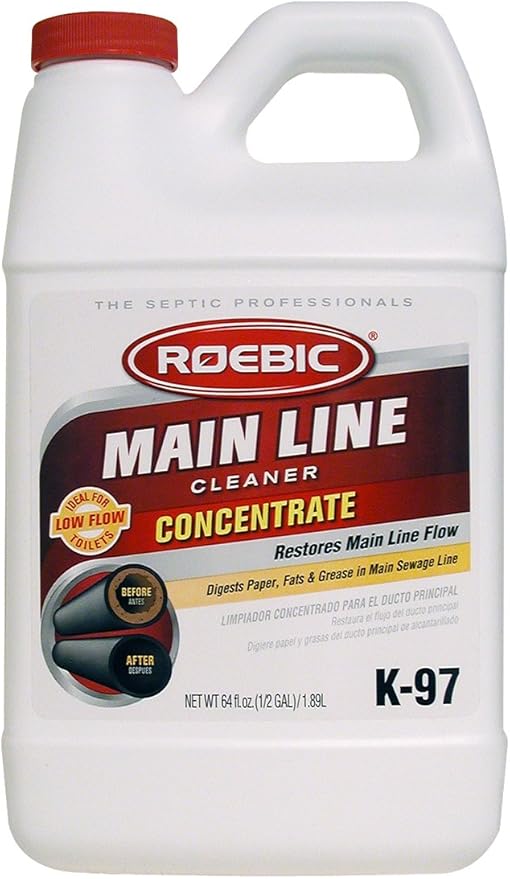 Roebic K-97-H-6-CON 64-Ounce Main Line Cleaner
