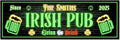 THUYPT Personalized Irish Bar Mat Dish Drying Mat for Irish Pub St Patrick's Day Decor Bar Shamrock Spill Mat Kitchen Counter Accessories Home Bar Decor St Patrick's Day (11)