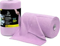 LIVOS Microfiber Cleaning Cloth Roll - 80 Pack Reusable Paper Towels Purple Tear Away Towels Microfiber Towels for Cars Super Absorbent Lint Free Cleaning Rags for HouseKitchenWindow-11.5x11.5