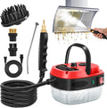 2500W Handheld Steam Cleaner 10S Rapid Heating Steamer with 6 Adjustable Levels 36oz Large Capacity Water Tank Portable High-Power Steam Cleaner for Home Kitchen Bathroom Floor Car