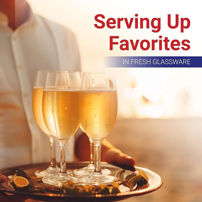 Nu-Foam Glass Washing Powder - Detergent for Bar Glassware – Original Streak-Free Solution - Hand Washing Bar Tavern Brewery Supplies - Spotless Serving Glasses - Easy On Hands - 4 Lb Jar