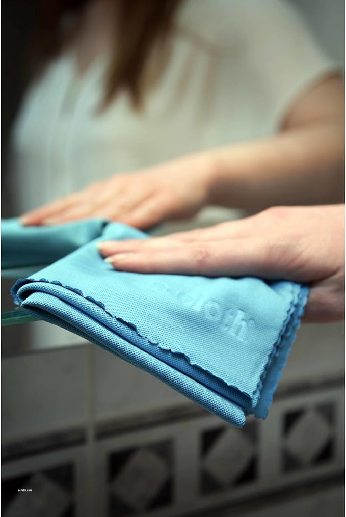 E-Cloth Home Cleaning Set Premium Microfiber Cleaning Cloth Household Cleaning Tools &amp Supplies for Dusting Bathroom Kitchen &amp Cars Washable &amp Reusable 100 Wash Guarantee 8 Piece Se