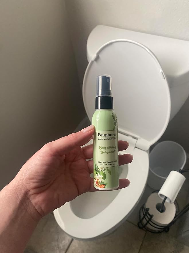 Before-You-Go Toilet Spray poop spray Toilet odor eliminator Pewfessional and Peuphoria 10 bottles 2.5 oz travel size