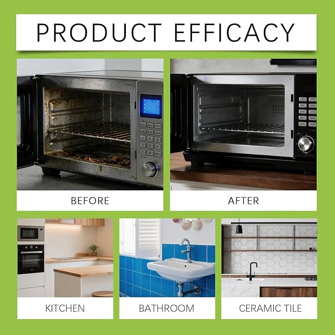 Natural Electrolyzed Ion Kitchen Cleaner Spray - Heavy Duty Oven &amp Stove Cleaner Multipurpose Cleaning Spray for Stubborn Kitchen Oil Stains &amp Grease (3)