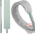 Retractable Crevice Duster with Microfiber Dust Cloth Retractable Duster Cleaning Tool for Home Kitchen Car and Hard-to-Reach Areas(3)