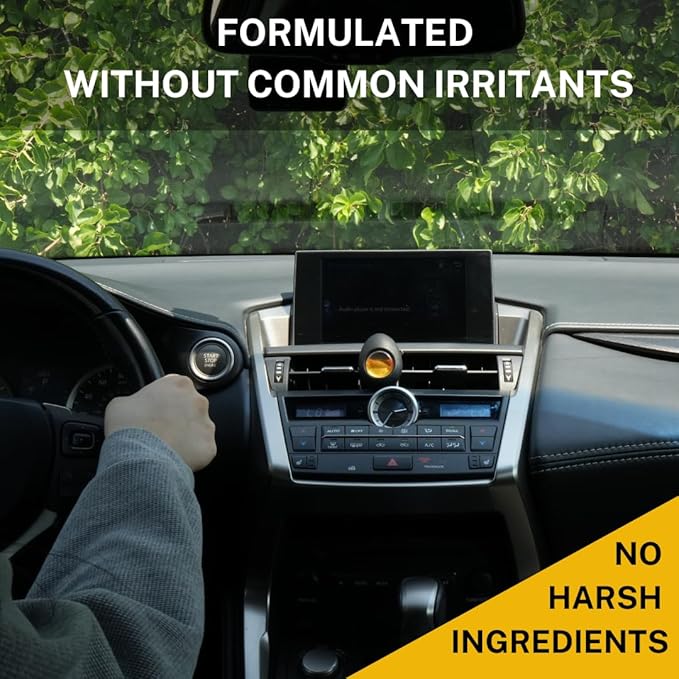 Air Jungles Car Air Freshener Vent Clip 4 Count and 3-in-1 Leather Cleaner Wipes 70 Count – Long-Lasting Auto Odor Eliminator &amp Interior Care Bundle