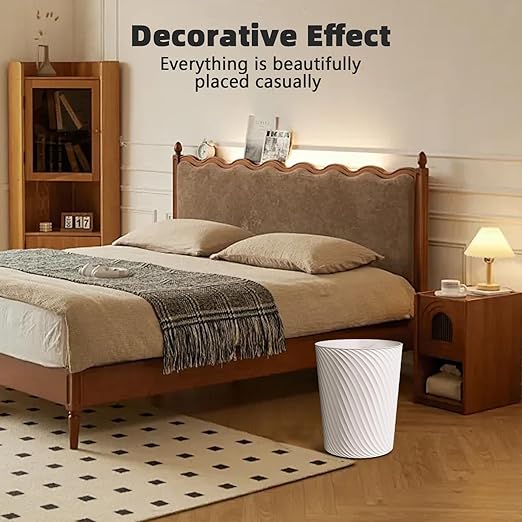 Small Trash Can 3 Pack 1.8 Gallons Bathroom Trash Can &amp Garbage Can with 6 Trash Bags Bedroom Trash Bin &amp Waste Basket for Office Bedroom Living Room Kitchen Compact Space