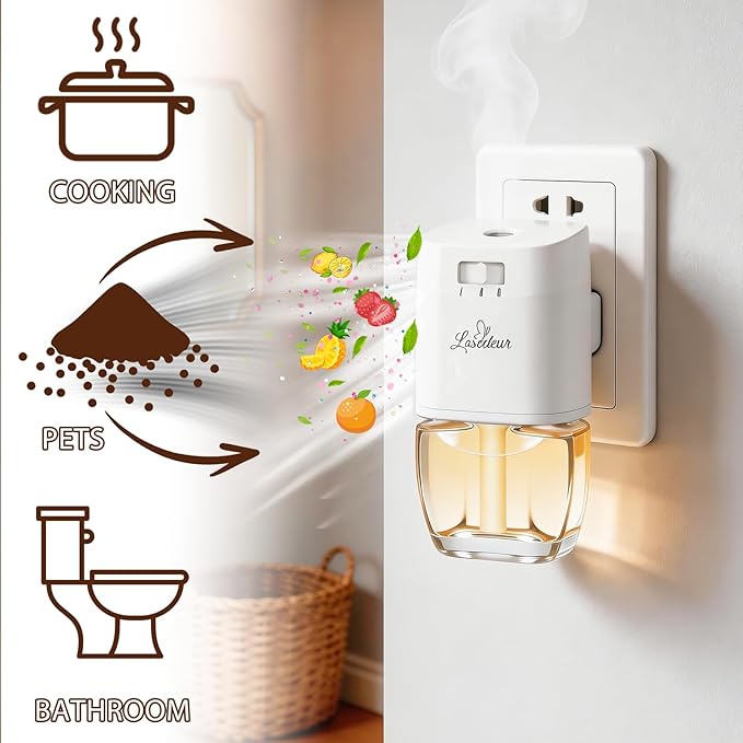 Plug In Air Freshener Refills Ocean Breeze Fresh Linen Bohemia Forest &amp Winds In Summer Scent For Home 12 Count Plug-In Fragrance Refill Compatible with Air Wick &amp Glade Not Include Glad