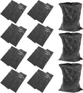 SECFOU Heavy Duty Kitchen Trash Bags 70x90cm 50pcs Thick Commercial Garbage Bags for Office and Property Cleaning Waste Disposal