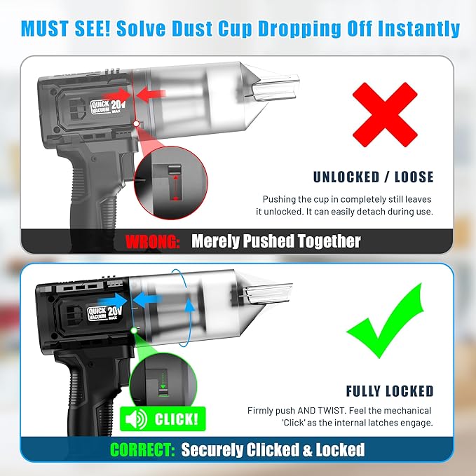 Car Vacuum Cordless 35000PA Strong Suction Handheld Vacuum with 2 Detachable Batteries 60Min Runtime Portable Vacuum Cleaner for Car Detailing Pet Hair Home Couch &amp Office 350ML XL Dust Cup