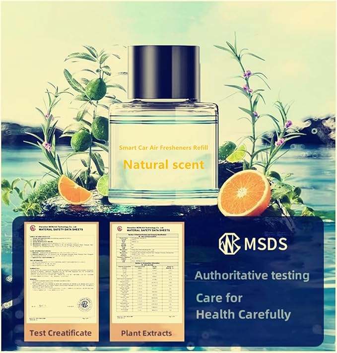 50ML Smart Car Air Fresheners Refill JK577/579 Dedicated Perfume Refill Car Diffuser Refill Can be Used for 3-5Months Made with Natural Plant Extracts (Fantasy forest)